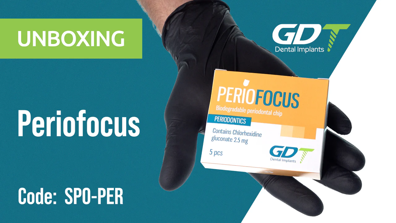 Unboxing de GDT PerioFocus – Chip periodontal de clorhexidina | GDT ...