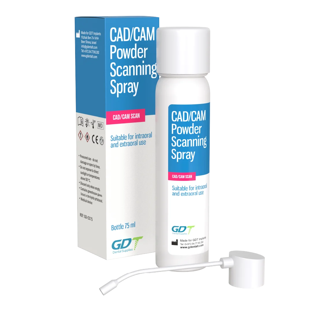CAD/CAM Powder Scanning Spray | GDT Dental Implants™