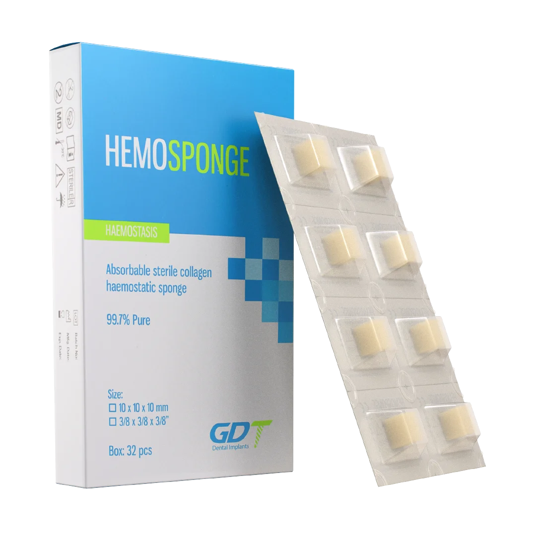 Hemostatic Sterile Sponge for Dental Bleeding Control | GDT